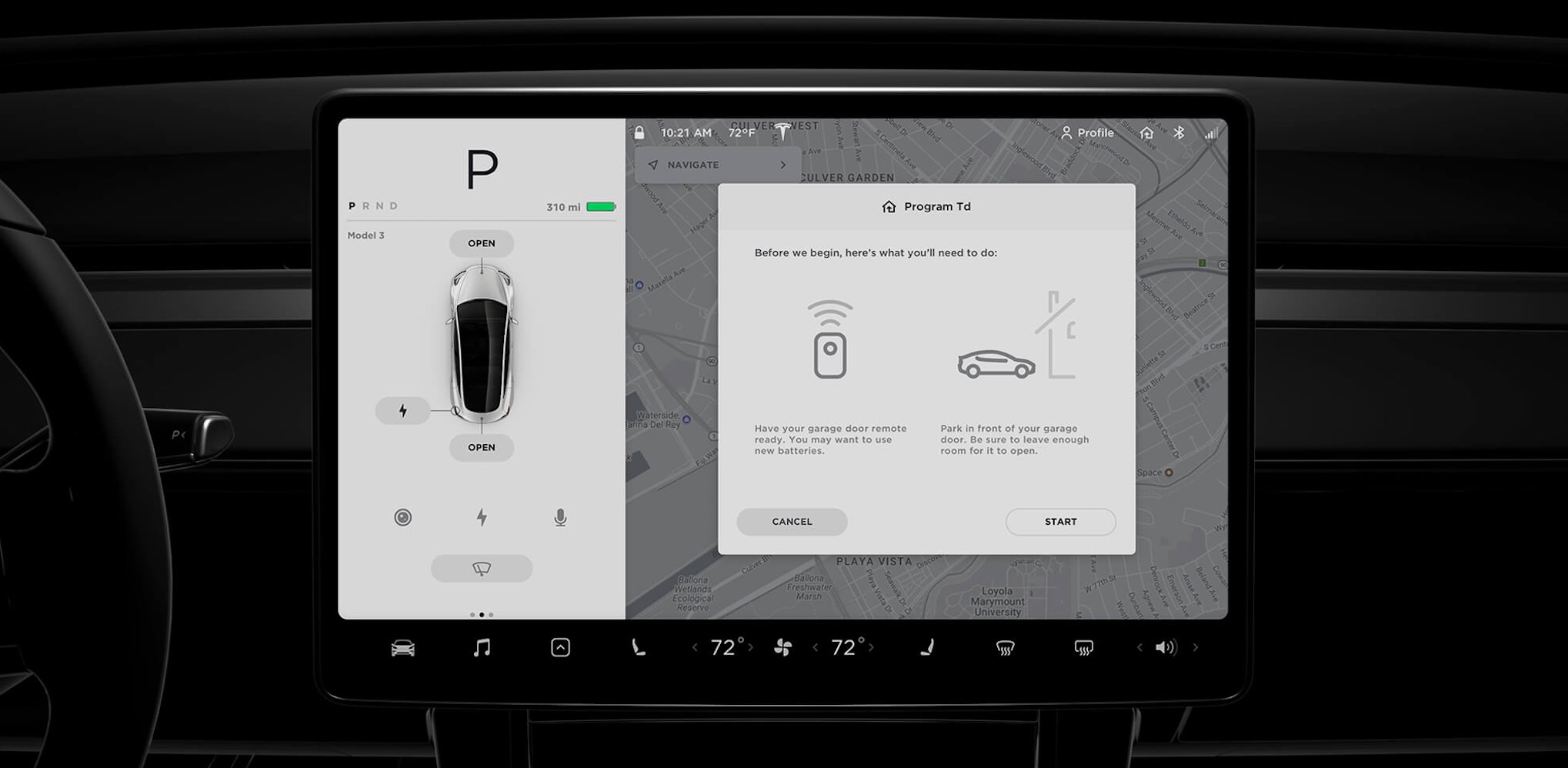 What is Tesla Homelink